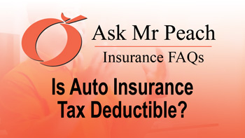 Is Auto Insurance Tax Deductible?